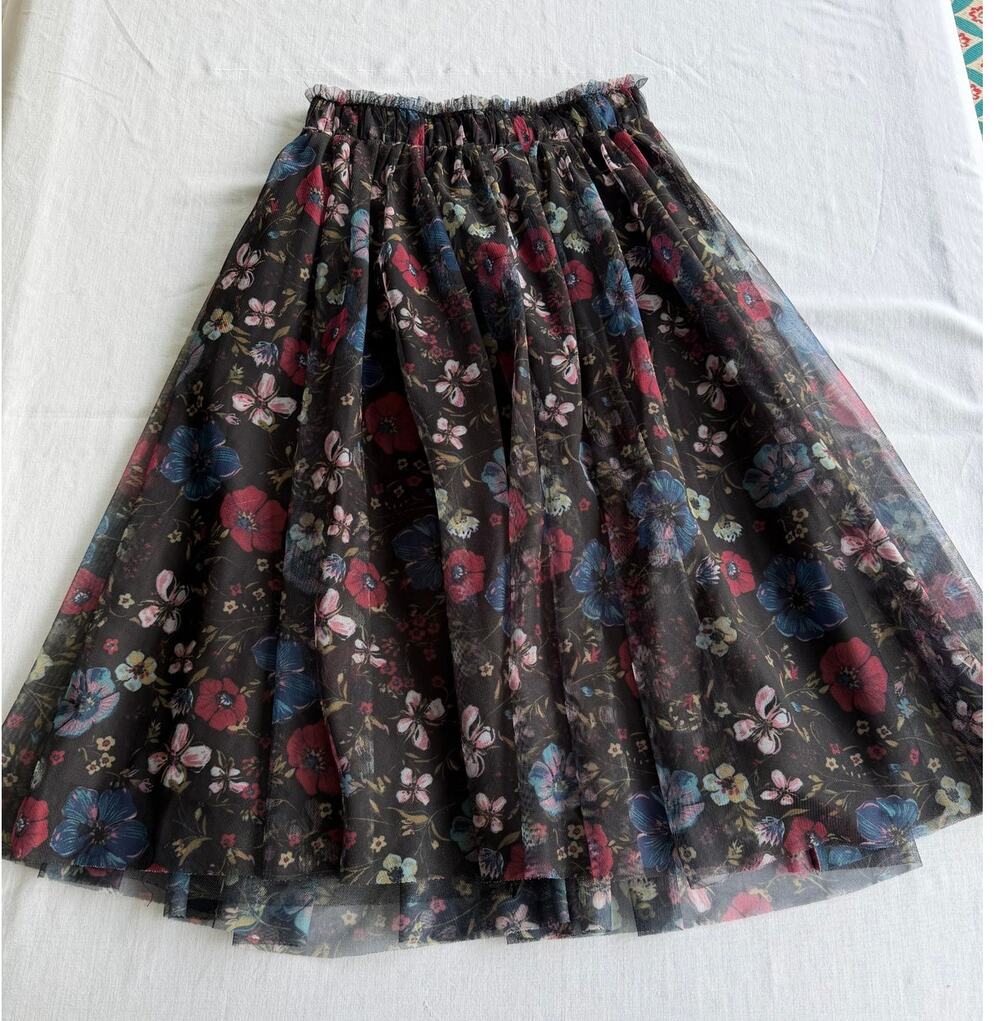 Fairycore Whimsical Cattagecore Coquette Disney Lauren Conrad Floral Skirt XS